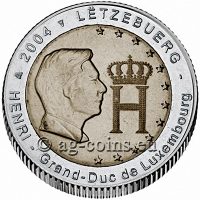 2004 - LUX - Effigy and Monogram of Grand Duke Henrii 800x800