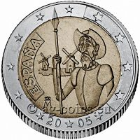 2005 - ESP - 4th centenary of the first edition of Miguel de Cervantes 800x800