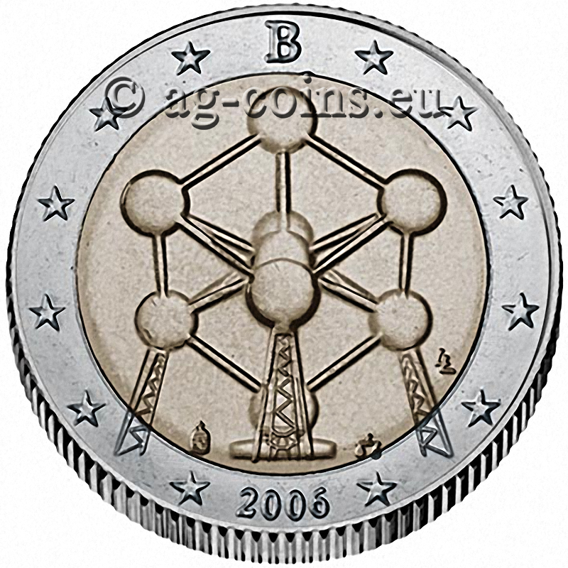 2006 2 Euro Belgium Ag Coin Shop
