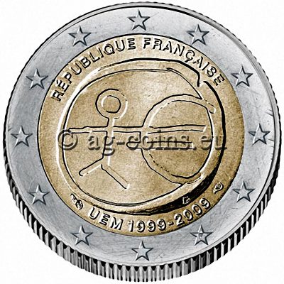 2009 – FRA – 10 years of economic and monetary union (EMU) 800×800