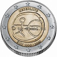 2009 - NED - 10 years of economic and monetary union (EMU) 800x800