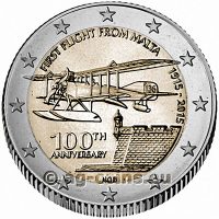 2015 - MAL - 100th Anniversary of the First Flight of Malta