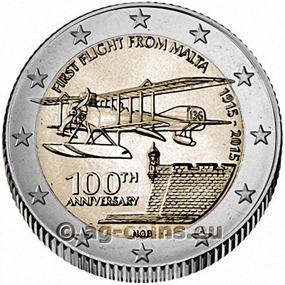 2015 – MAL – 100th Anniversary of the First Flight of Malta