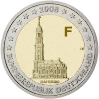 Photography of commemorative Euro coins