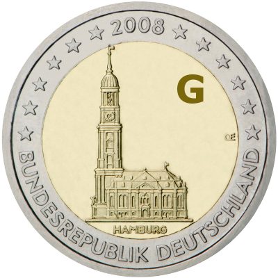 Photography of commemorative Euro coins