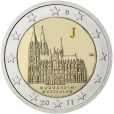 Photography of commemorative Euro coins